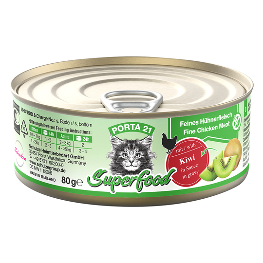 Porta 21 Superfood 24 x 80 g - Kyckling med kiwi