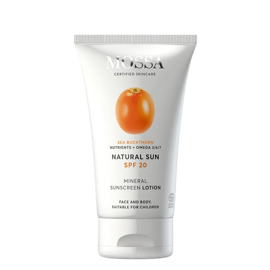 MOSSA Natural Sun SPF20 Mineral Sunscreen Lotion 100 ml