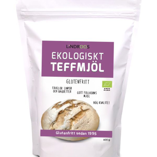 Lindroos Ekologiskt Teffmjöl 600 g