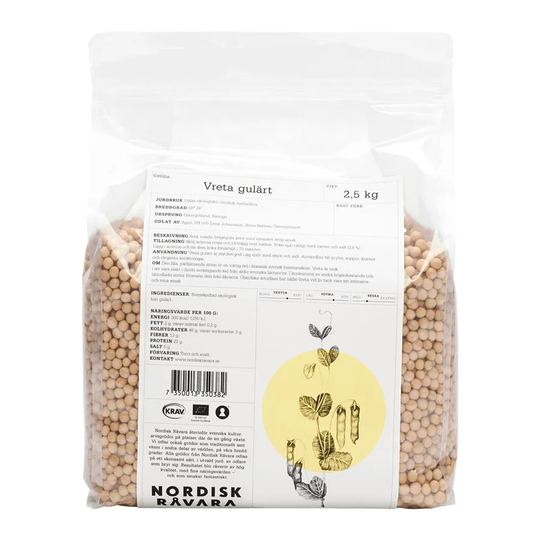 Nordisk Råvara Vreta Gulärt, 2,5 kg ekologisk