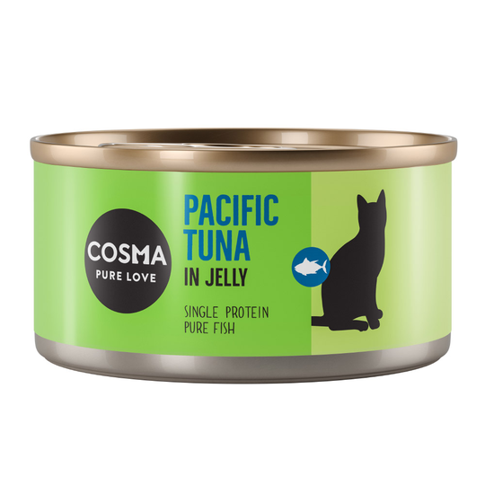 Ekonomipack: Cosma Original i gelé 24 x 170 g Pacific tonfisk