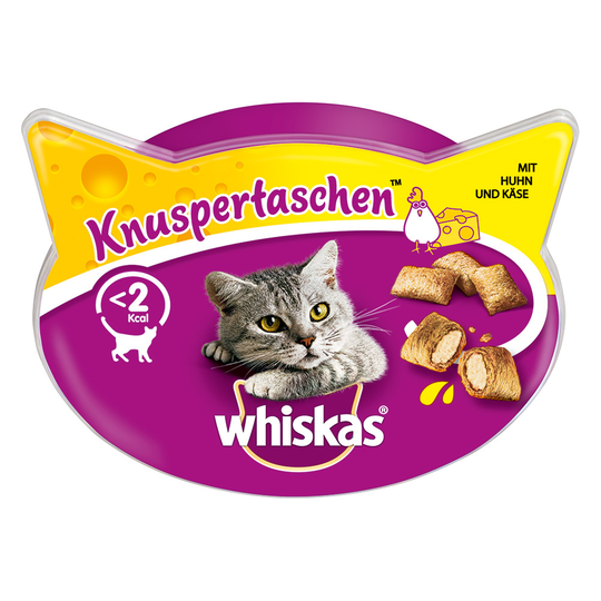 2 + 1 på köpet! 3 x Whiskas kattgodis - Temptations: Kyckling & ost (3 x 480 g)