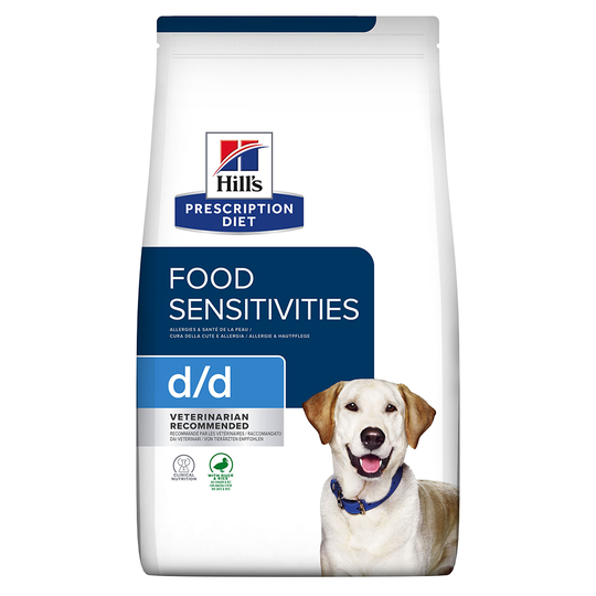 Hill's Prescription Diet d/d Food Sensitivities Duck & Rice hundfoder - 12 kg