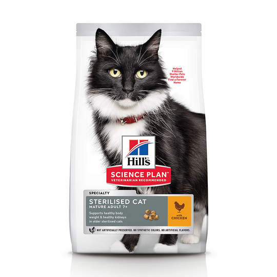 Hill's Science Plan Mature Adult Sterilised Chicken 3 kg