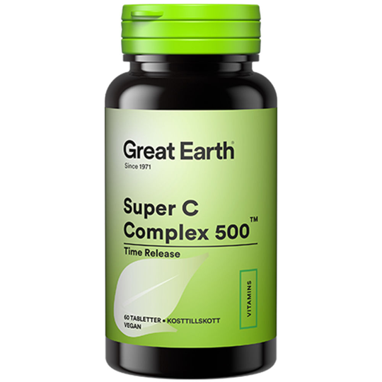Great Earth C-Vitamin Complex 500 mg 60 tabletter
