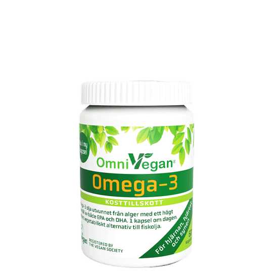 OmniVegan Omega-3, 60 kapslar