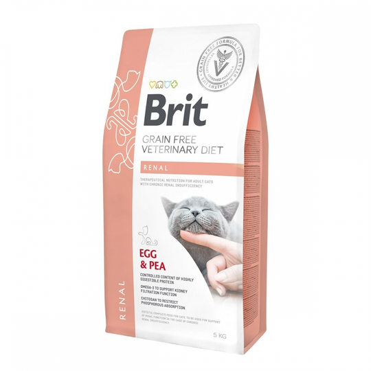 Brit Veterinary Diet Cat Renal Grain Free (5 kg)