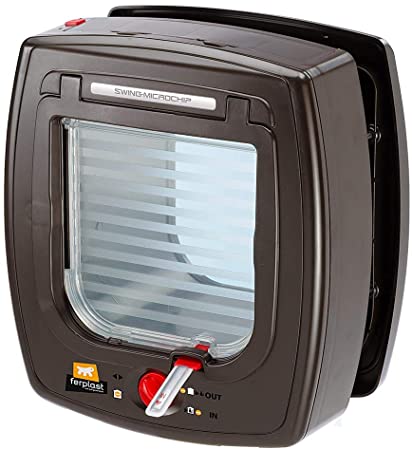 Ferplast Kattlucka Swing microchip Brun S