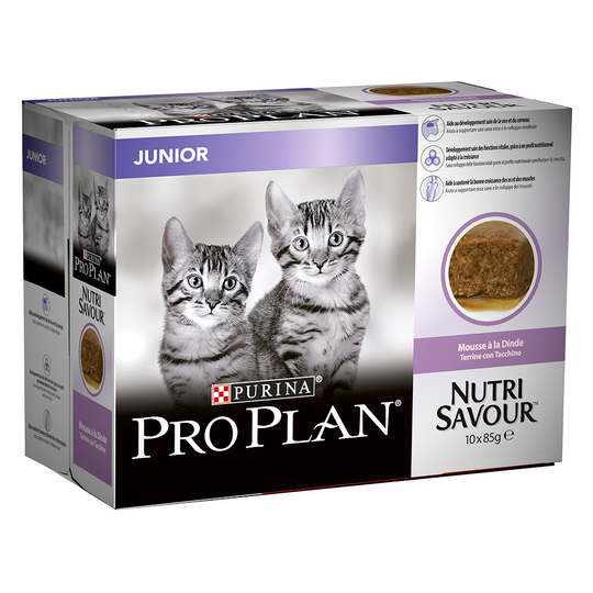 Purina Pro Plan Junior Cat 10 x 85 g - Kalkon