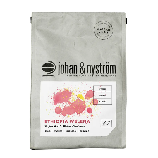 Johan & Nyström Ethiopia Welena Organic Hela Bönor, 250 g ekologisk