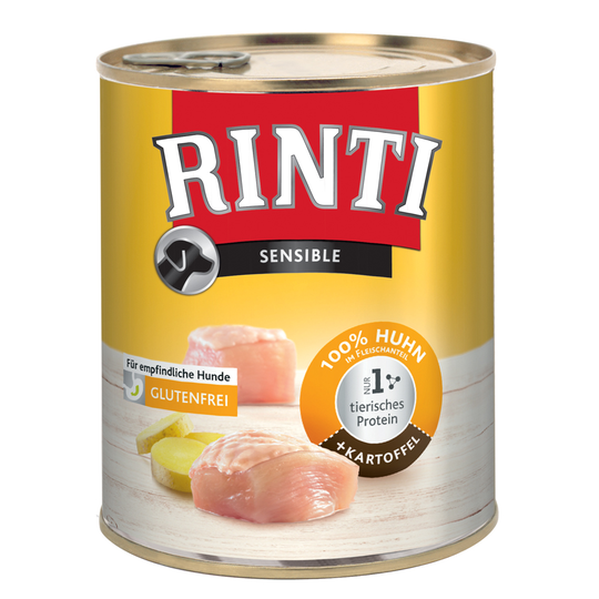 RINTI Sensible 6 x 800 g - Kyckling & potatis