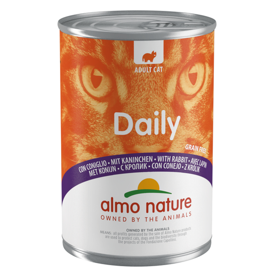 Ekonomipack: Almo Nature Daily Menu 24 x 400 g - Kanin