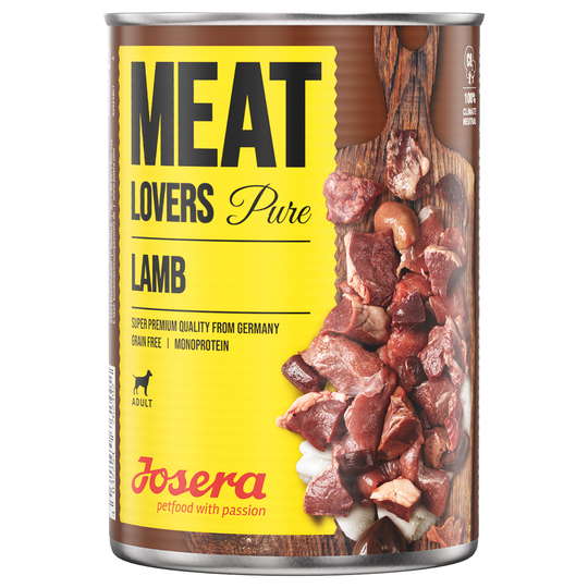 Ekonomipack: Josera Meatlovers Pure 12 x 800 g - Lamm