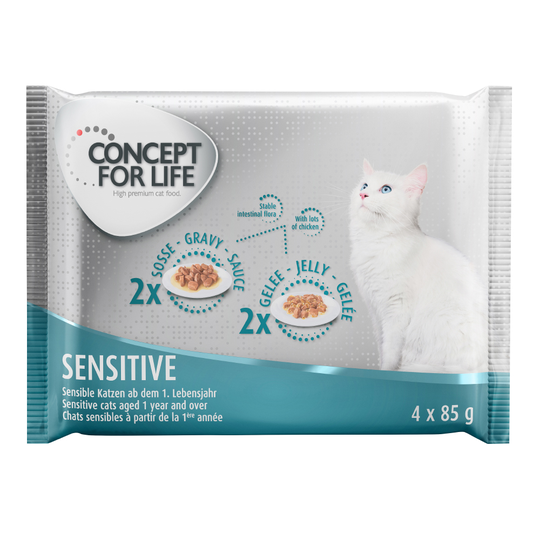 Concept for Life provpack - 4 x 85 g - Sensitive