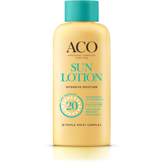 Aco Sun Lotion SPF20 Solskydd Kropp 200 ml