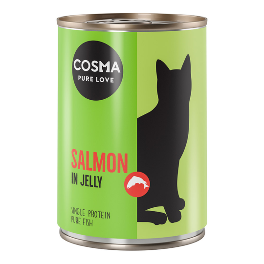 Ekonomipack: Cosma Original i gelé 24 x 400 g Lax