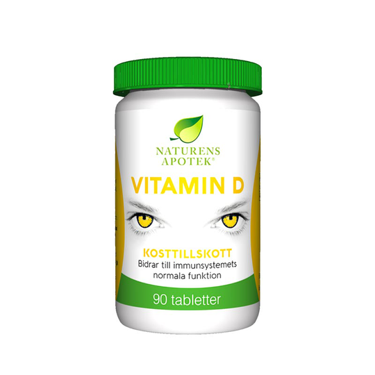 Naturens Apotek Vitamin D, 90 tabletter