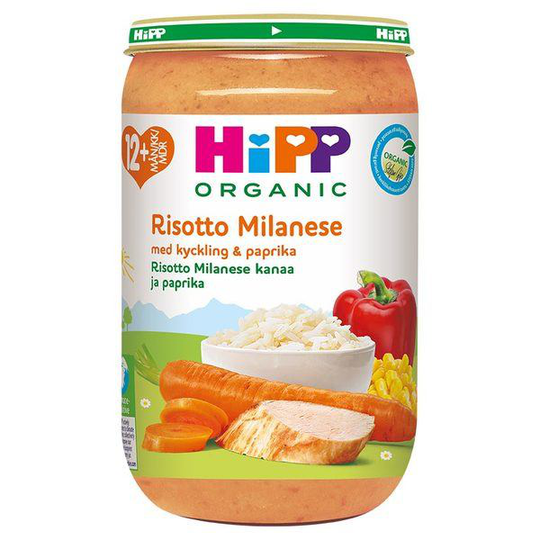 Hipp Risotto Milanese & Kyckling 12m250g