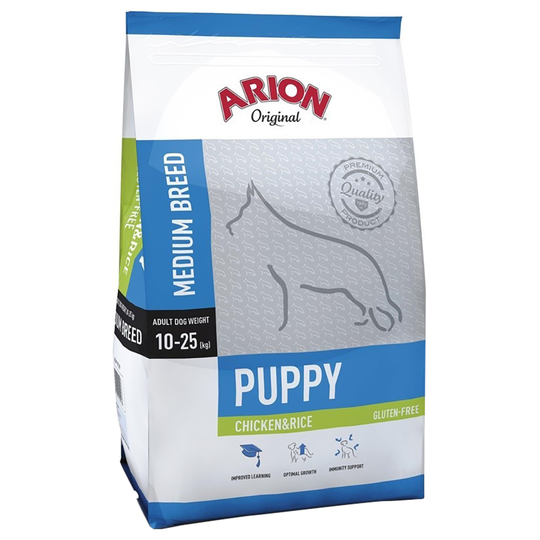 Arion Original Puppy Medium Breed Chicken & Rice - Ekonomipack: 2 x 12 kg