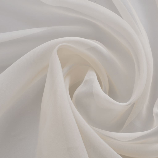vidaXL Voile tyg 1,45 x 20 m gräddvit