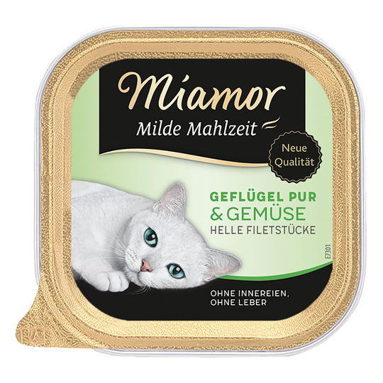 Ekonomipack: Miamor Mild Meal 24 x 100 g - Höns & grönsaker