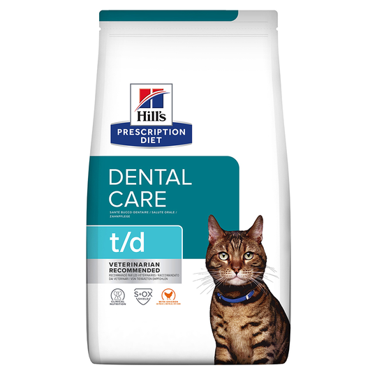Hill's Prescription Diet t/d Dental Care Chicken kattfoder - Ekonomipack: 2 x 3 kg