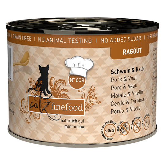 catz finefood Ragout 6 x 180 / 190 g - No. 603 Gås & kalkon (190 g)