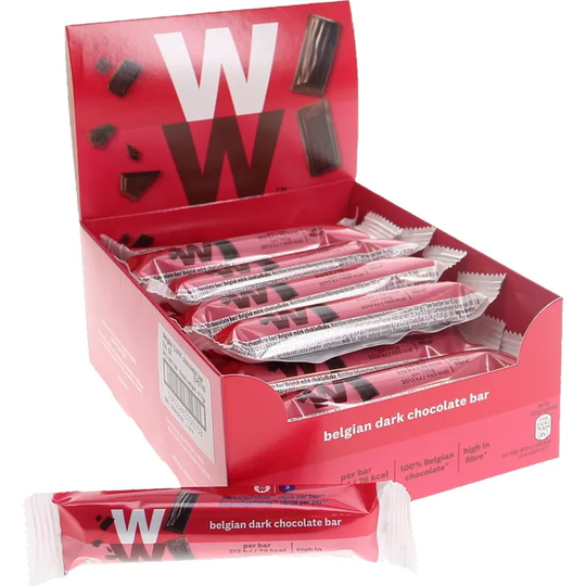 Weight Watchers Belgisk Mörk Choklad 24-pack