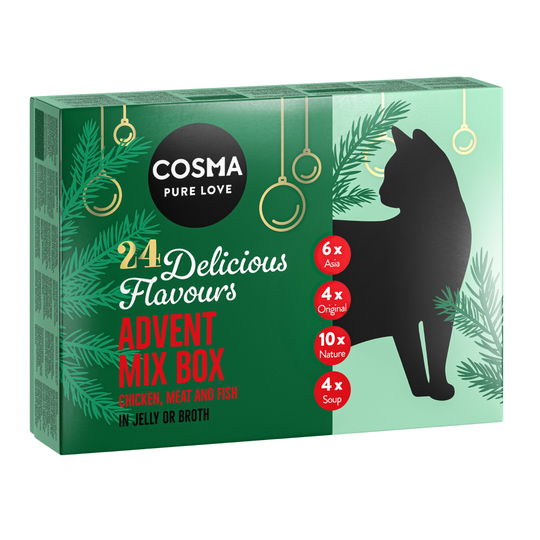 Cosma Advent Mix Box - 24 x Cosma våtfoder (1710 g)