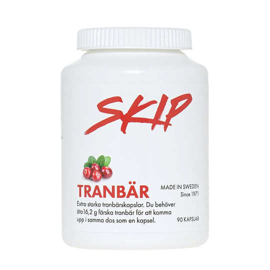 Skip Tranbär 90 kapslar