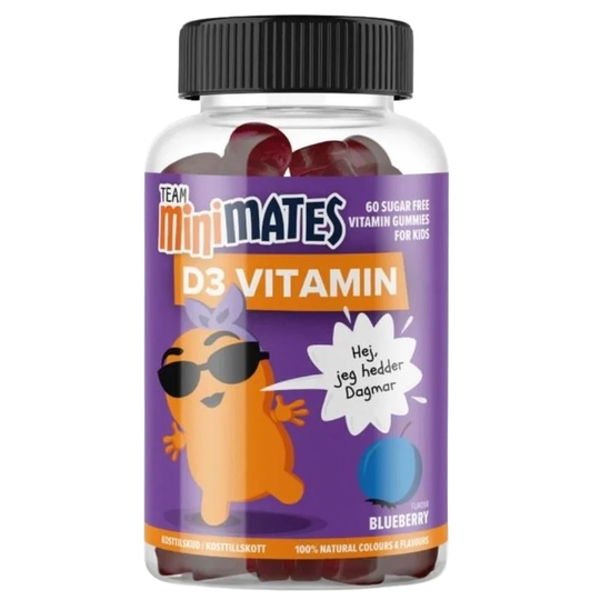 Team MiniMates D3-Vitamin 60 tuggtabletter