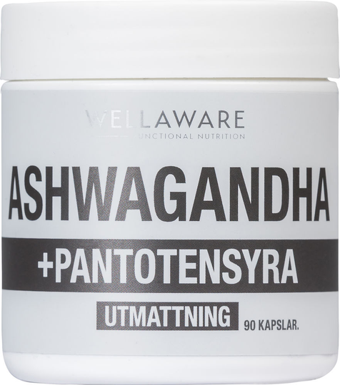 WellAware Health Ashwaganda + Vitamin B5 90 kapslar
