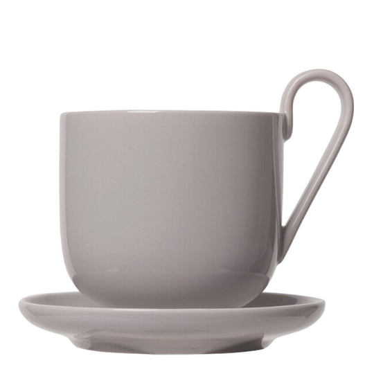 Blomus - Ro Kaffekopp med fat 2-pack Mourning Dove