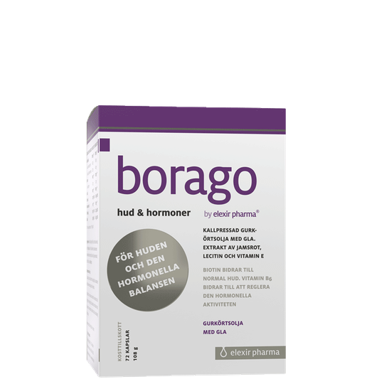Borago Hud & Hormoner, 72 kapslar