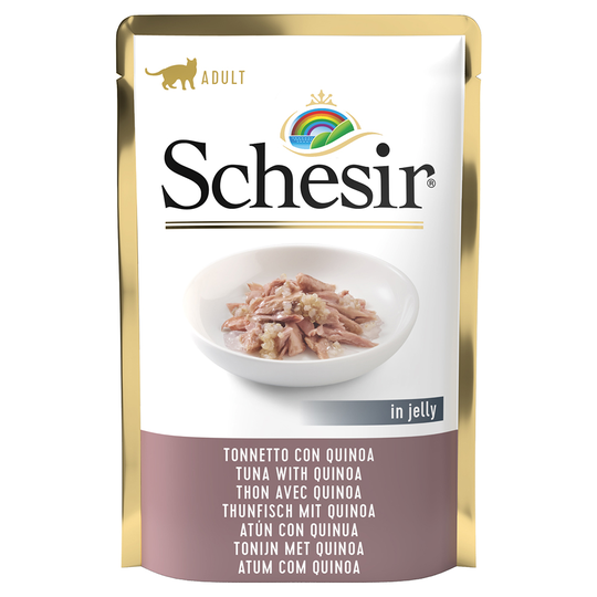 Schesir Jelly Pouch 6 x 85 g - Tonfisk & quinoa