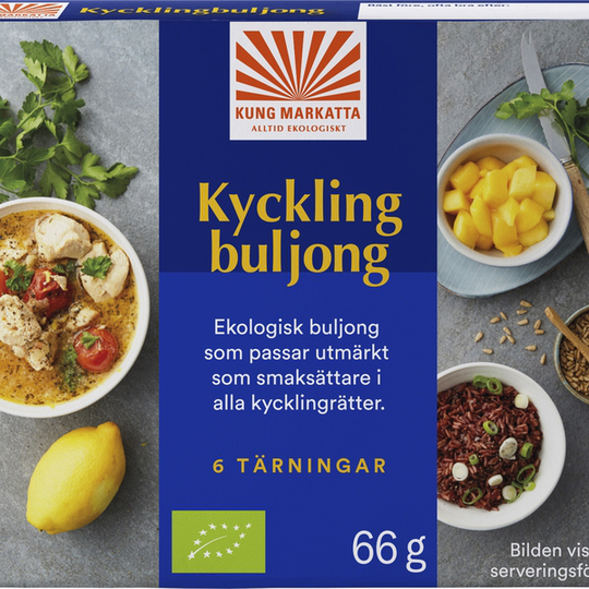 Kung Markatta Kycklingbuljongtärning EKO 6 st
