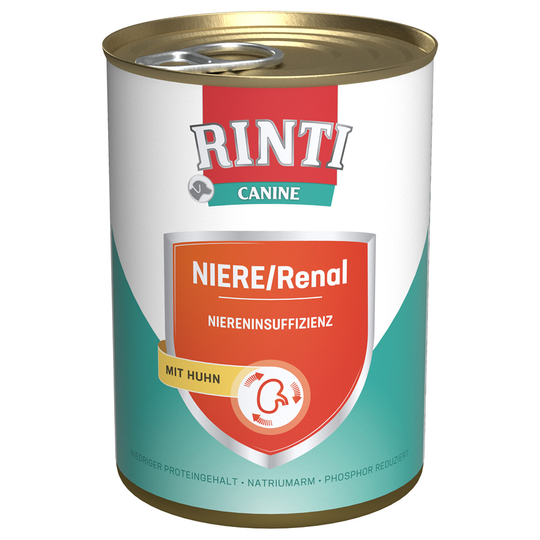 RINTI Canine Renal/Kidney Chicken 400 g - Ekonomipack: 24 x 400 g