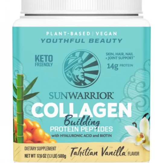 Sunwarrior Collagen Building Protein peptides 500 g Vanilj