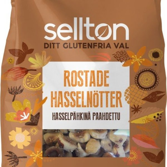Sellton Rostade Hasselnötter 225 g