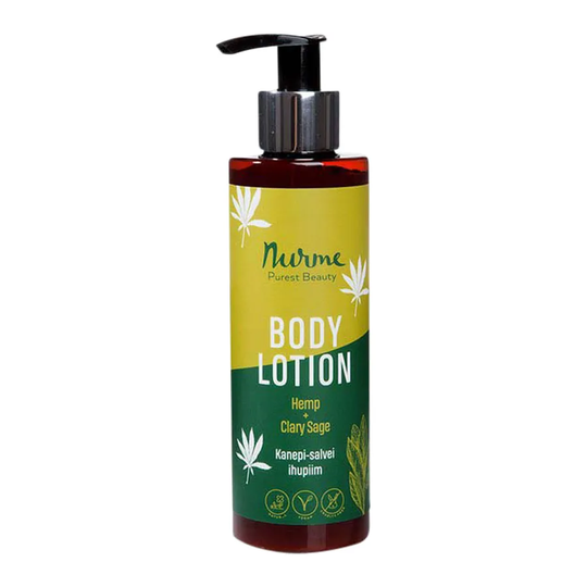 Nurme Body Lotion Hemp+Clary Sage, 200ml