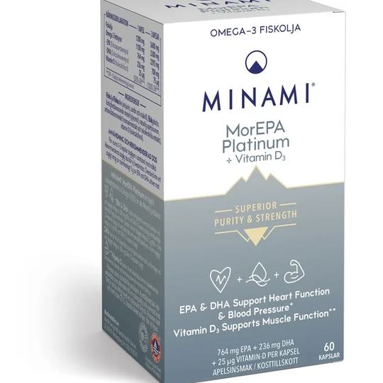Minami MorEPA Platinum Omega-3 90% 60 kapslar