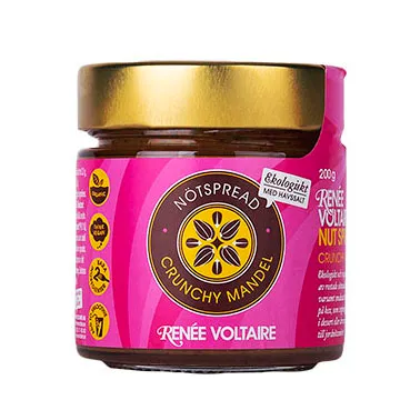Renée Voltaire Nötspread Crunchy Mandel, 200 g ekologisk