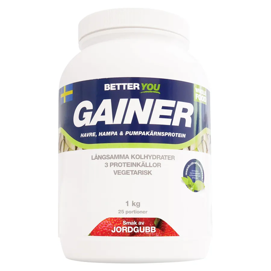 Better You Whole Food Gainer Jordgubb, 1kg