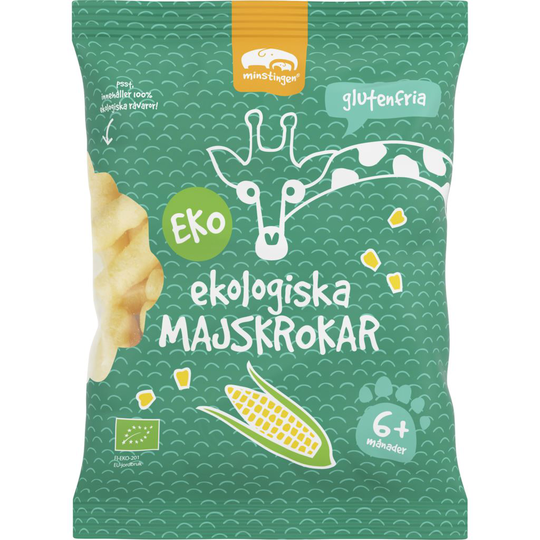Minstingen Ekologiska Majskrokar 35 g