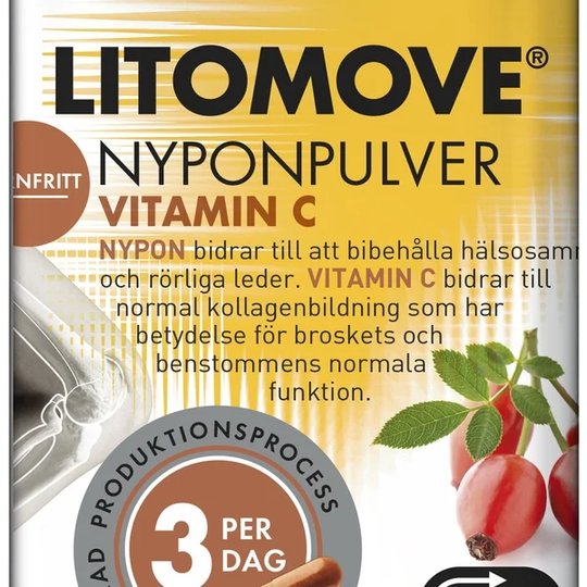 Litomove Nyponkapslar Vitamin C 90 kapslar