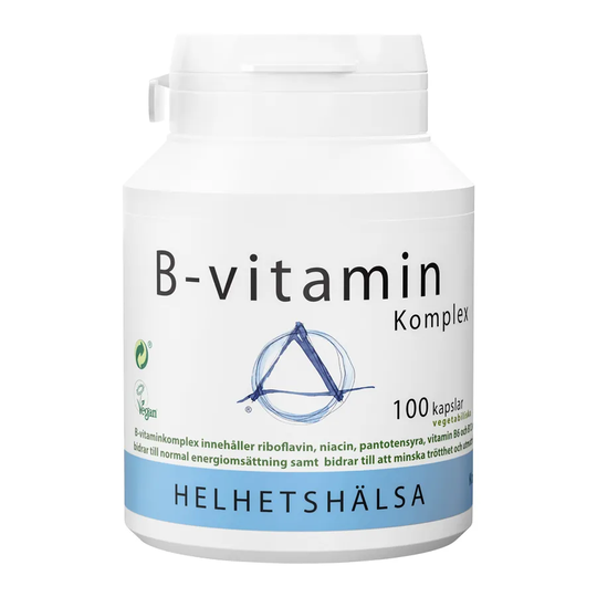 Helhetshälsa B-vitamin Komplex, 100 kapslar
