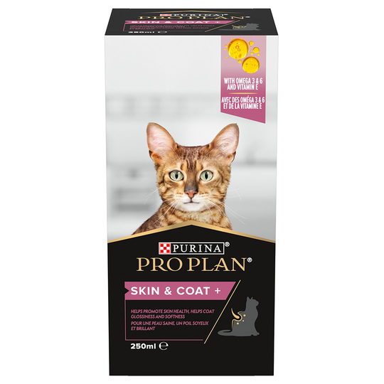 PRO PLAN Cat Adult & Senior Skin and Coat Supplement olja - Ekonomipack: 2 x 250 ml