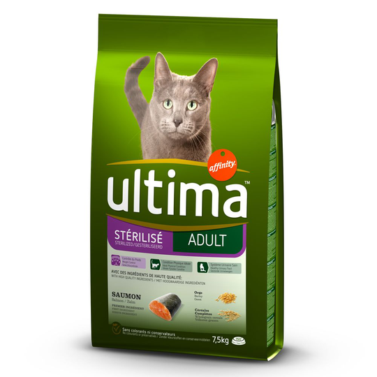 Ultima Cat Sterilized Salmon & Barley 10 kg