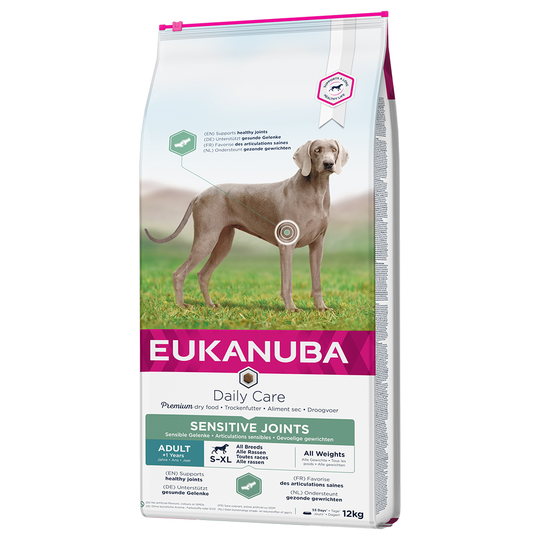 12 kg / 15 kg Eukanuba Daily Care torrfoder till sparpris! - 12 kg Adult Sensitive Joints