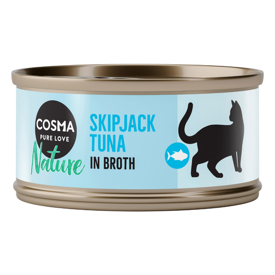 Ekonomipack: Cosma Nature 24 x 70 g Skipjack tonfisk